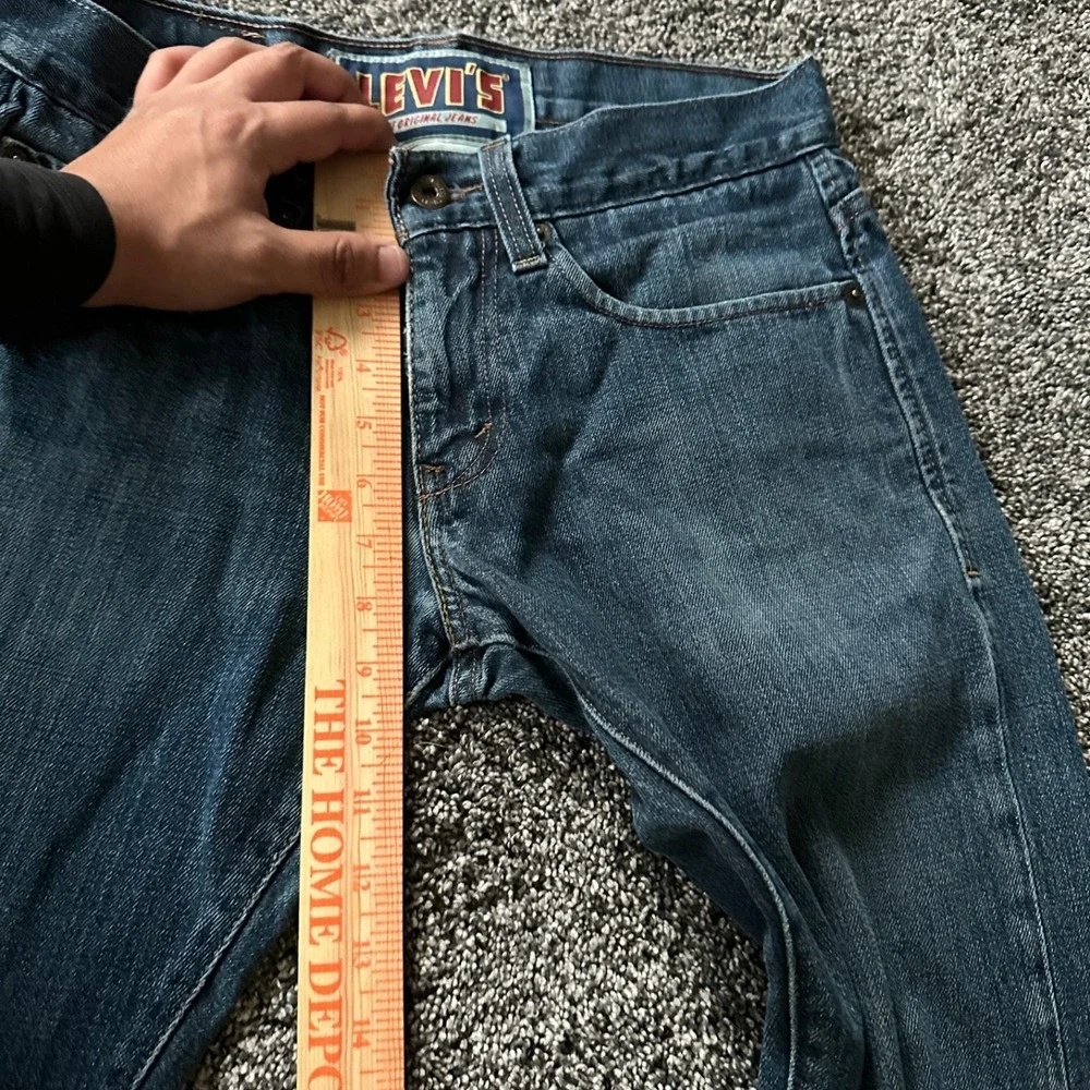 Levi's 511 Jeans Mens 31x32 Dark Wash Slim Straight Fit Stretch‎ Denim Pants